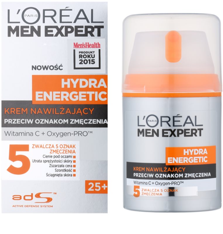 L’Oréal Paris Men Expert Hydra Energetic, Anti-Fatigue Moisturiser With ...