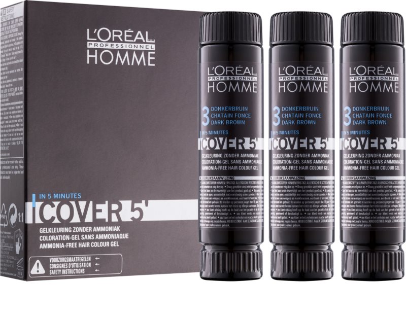 cover color homme 5 chart loreal Color 5', Toning Professionnel L'Oréal Hair Cover Homme 3 cover color homme 5 chart loreal Color 5', Toning Professionnel L'Oréal Hair Cover Homme 3