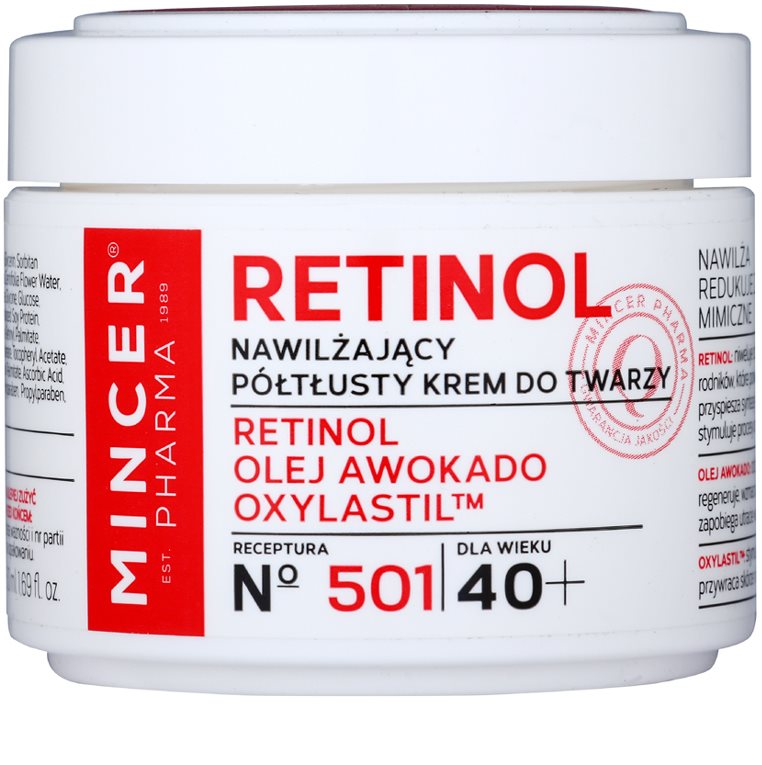Mincer Pharma Retinol N° 500, feuchtigkeitsspendende Creme gegen Falten 40+ notino.de Mincer Pharma Retinol N° 500, feuchtigkeitsspendende Creme gegen Falten 40+ notino.de
