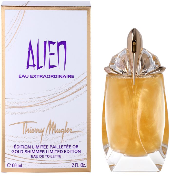 Mugler Alien Eau Extraordinaire Gold Shimmer Limited Edition Eau De Toilette For Women 60 Ml