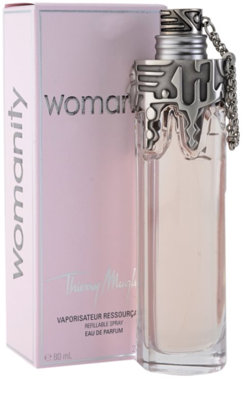 Vaporisateur Mugler Womanity Rechargeable Vide 10 Ml - Vintage - Occasion Très Bon État