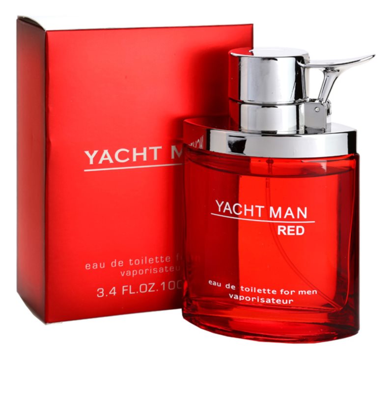 yacht man perfume red