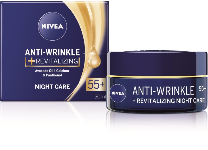 Nivea Anti-Wrinkle Revitalizing, Anti - Aging Night Cream with Anti ...