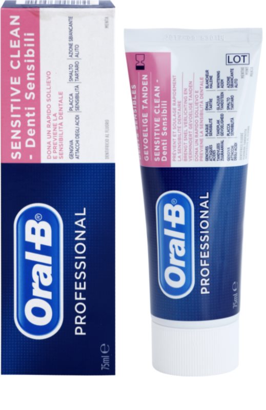 Oral B Professional Sensitive Clean, pasta para dientes sensibles
