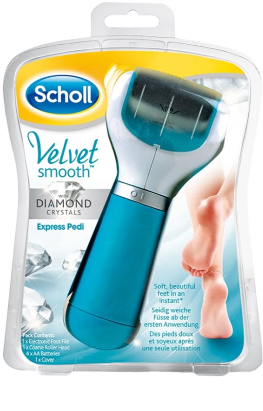 SCHOLL VELVET SMOOTH râpe pieds électrique | notino.fr