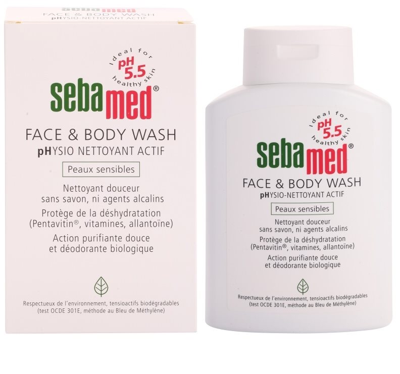 Sebamed Wash, Gentle Cleansing Lotion for Face and Body For Sensitive Skin notino.co.uk