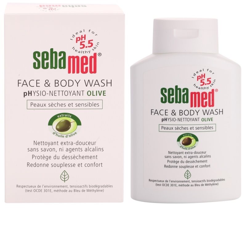 Sebamed Wash, Gentle Cleansing Lotion for Face and Body With Olive Oil notino.co.uk