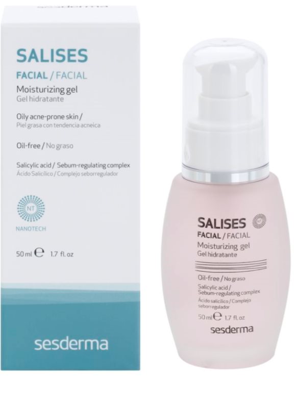 Sesderma Salises, gel hidratante para pieles grasas con tendencia ...