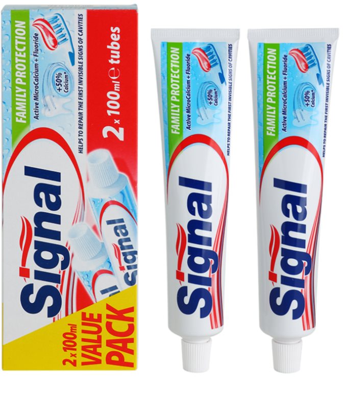 SIGNAL FAMILY PROTECTION Toothpaste Against Dental Caries notino.co.uk