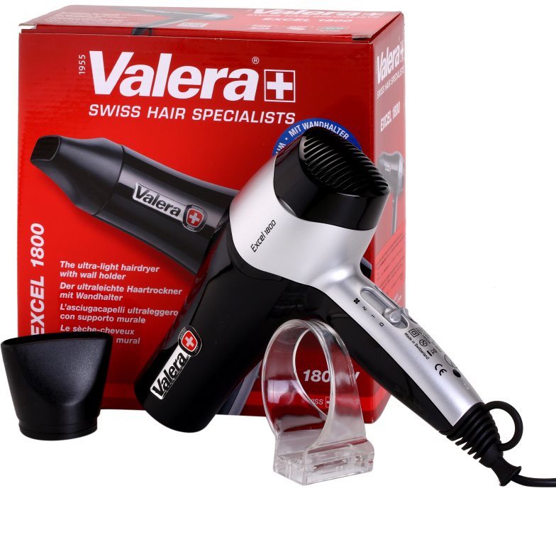 Valera hairdryers excel 1800 hair dryer notino co uk