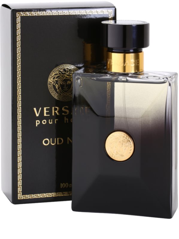 Versace Pour Homme Oud Noir, eau de parfum per uomo 100 ml notino.it