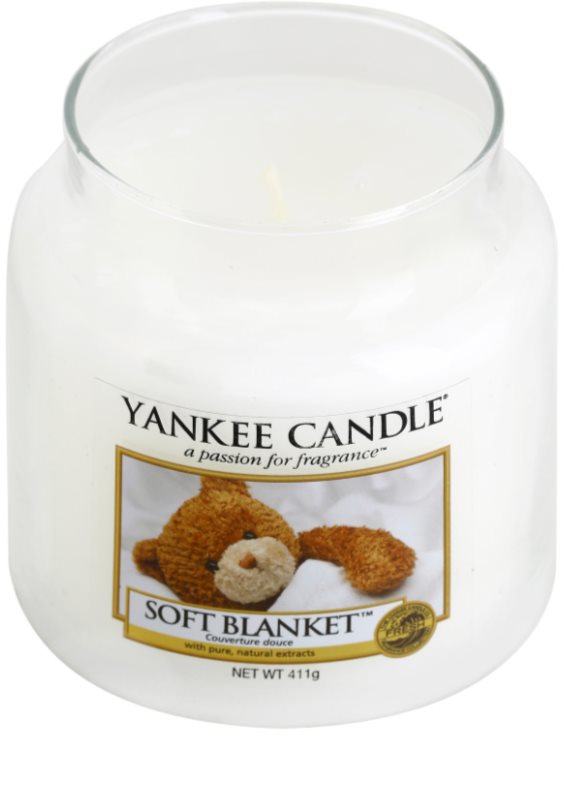 Yankee Candle Soft Blanket, Αρωματικό κερί 411 γρ Κλασικό μέτριο