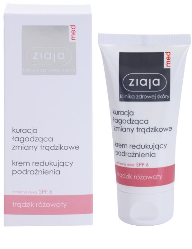 Ziaja Med Rosacea Care, beruhigende Tagescreme gegen Rötungen SPF 6 notino.de